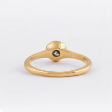 Load image into Gallery viewer, Salt and pepper diamond ring in 18ct yellow gold.