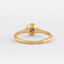 Load image into Gallery viewer, Salt and pepper diamond ring in 18ct yellow gold.

